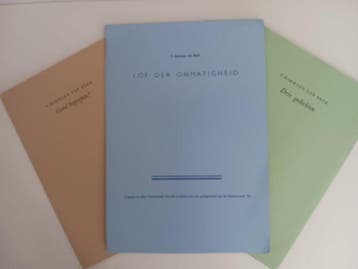 F. Harmsen van Beek - Goed begrepen!; Drie gedichten; Lof