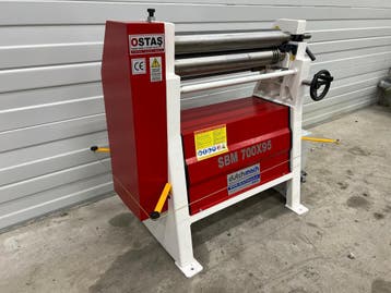 OSTAS SBM 700 x 95 plaatwals platenwals rollenwals, Nieuw