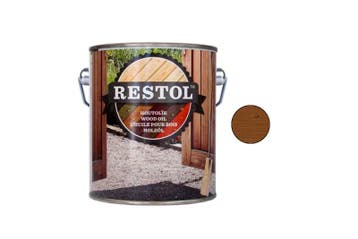 Restol Restol houtolie mat 2,5 liter, bruin, Verzenden, Nieuw