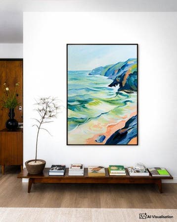 Ella Suárez - Las olas - XL (no reserve), Antiek en Kunst