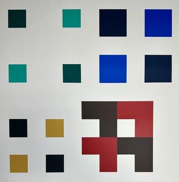 Aurelie Nemours (1910-2005) - Composition 1985/91, Antiek en Kunst