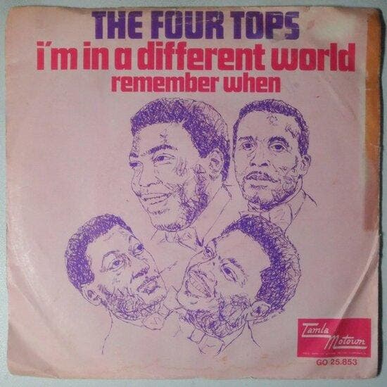 Four Tops, The - Im In A Different World - Single, Cd's en Dvd's, Vinyl Singles, Verzenden