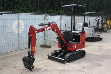 Veiling: Minigraver EPS Nuoman NM-E12 Diesel 2026 Nieuw Demo, Zakelijke goederen, Ophalen, Graafmachine