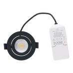LED Inbouwspot Varda Slim-Fit 4W/6W Zwart | Dimbaar | IP6..., Huis en Inrichting, Ophalen of Verzenden, Nieuw