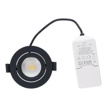 LED Inbouwspot Varda Slim-Fit 4W/6W Zwart | Dimbaar | IP6..., Ophalen of Verzenden, Nieuw