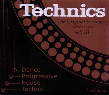 cd - Various - Technics: The Original Sessions Vol. III, Verzenden, Zo goed als nieuw