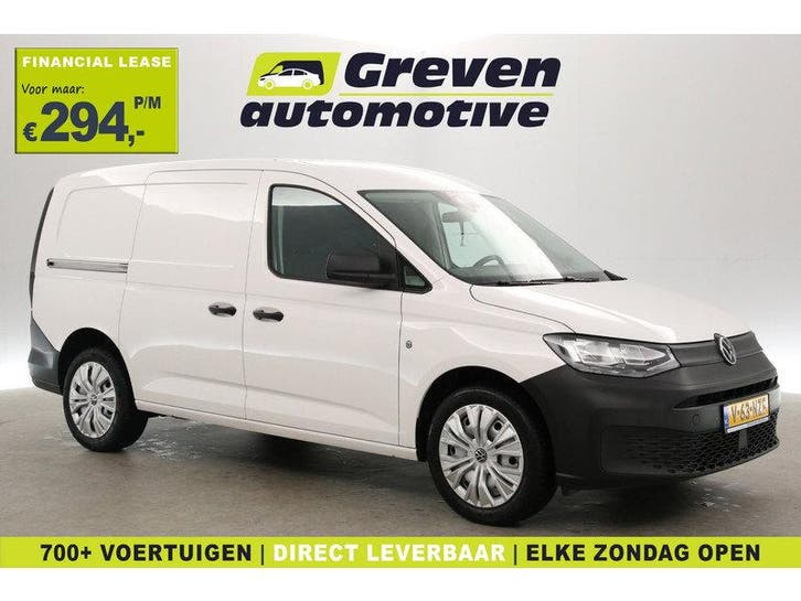 Volkswagen Caddy Maxi 2.0 TDI | 123PK | Automaat | Airco |, Auto's, Bestelauto's, Automaat, Diesel, Wit, Euro 6, Volkswagen