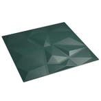vidaXL Wandpanelen 48 pcs Groen 50 x 50 cm XPS Schuim, Verzenden, Nieuw