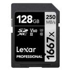 Lexar SDXC Professional 128GB 1667x UHS-II, Audio, Tv en Foto, Fotografie | Geheugenkaarten, Ophalen of Verzenden, Nieuw, Overige typen