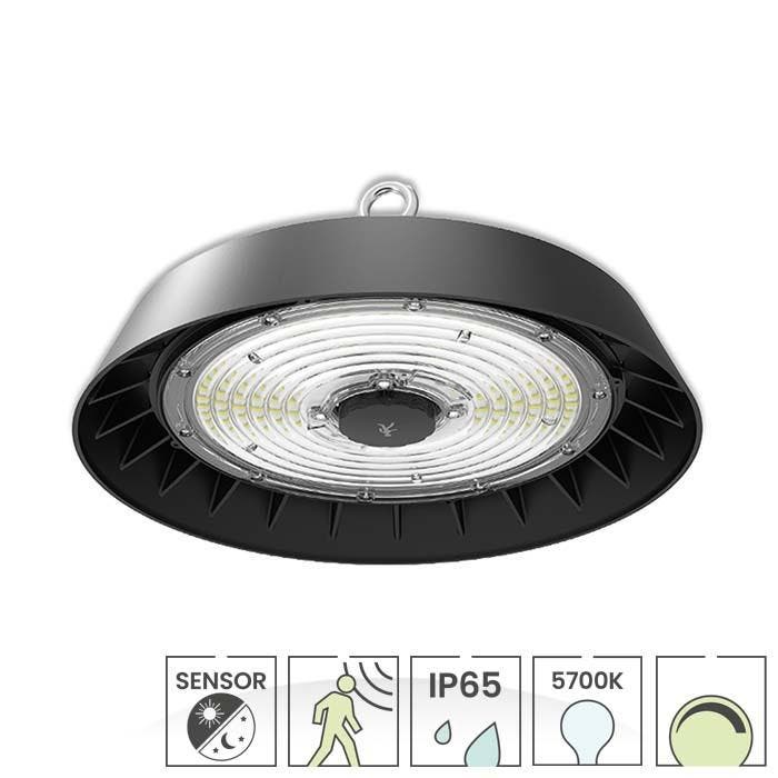 High Bay UFO LED Premium | Met daglicht- en bewegingssensor, Zakelijke goederen, Kantoor en Winkelinrichting | Magazijn, Stelling en Opslag