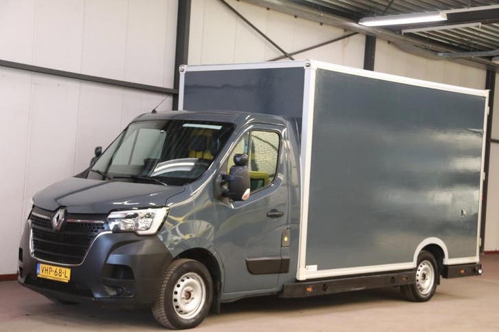 Renault Master 150PK AUTOMAAT Bakwagen LOWLINER VERKOOPWAGEN, Auto's, Bestelauto's, Lease, Automaat, Financial lease, Zilver of Grijs