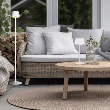 Vloerlamp - Dimbaar - 2-lichts - Warm Wit 3000K, Nieuw, Overige fittingen, Ophalen of Verzenden, Metaal