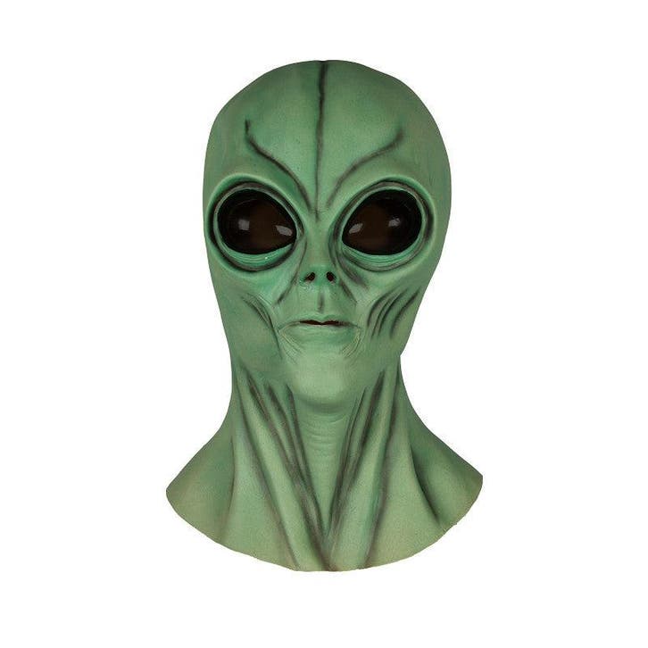 Masker Luxe Alien Groen, Hobby en Vrije tijd, Feestartikelen, Verzenden