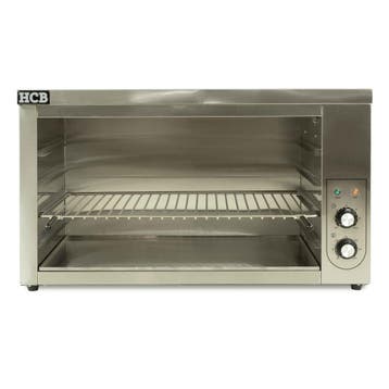HCB Salamander grill - 79 cm - 3,65 kW - 230V - RVS, Verzenden, Nieuw in verpakking, Fornuis, Frituur en Grillen
