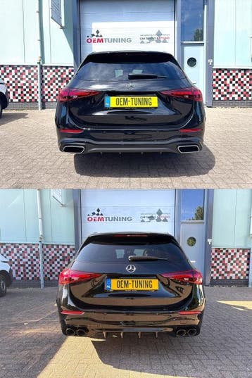 C43 AMG Diffuser | W206 T206 | 2021-2024 | OEM Design |, Mercedes-Benz, Nieuw, Ophalen of Verzenden, Achter