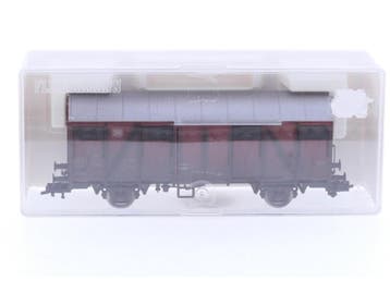 Schaal H0 Fleischmann 86 5314k gesloten goederenwagen ve..., Gebruikt, Gelijkstroom, Fleischmann, Overige typen