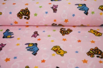 Disney Fleece Winnie The Pooh Roze, Nieuw