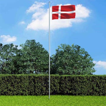 vidaXL Vlag Denemarken 90x150 cm, Diversen, Verzenden, Nieuw