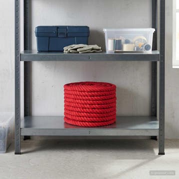 vidaXL Katoenen Touw 20 mm 25 m Rood 100% Katoen, Verzenden, Nieuw
