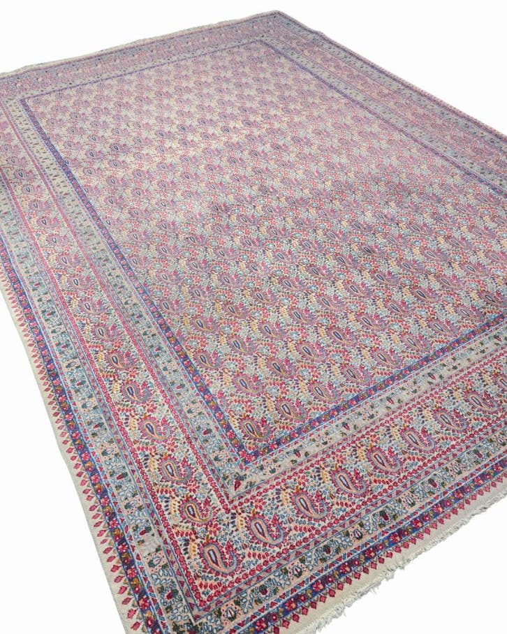 Groot Perzisch tapijt kirman 350x250 wollen vloerkleed iran, Huis en Inrichting, Stoffering | Tapijten en Kleden, 200 cm of meer