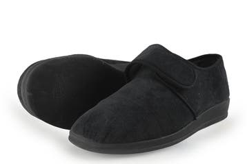 Nelson Pantoffels in maat 45 Zwart, Verzenden, Zwart, Pantoffels of Sloffen, Gedragen
