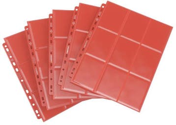Sideloading 18-Pocket Pages Rood (50 stuks) | GameGenic -, Verzenden, Nieuw