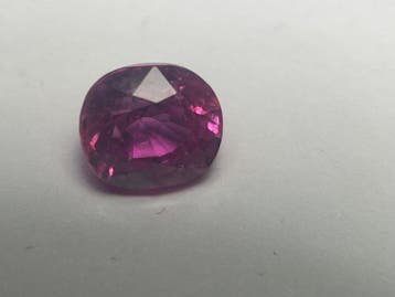 1 pcs Roze Saffier - 1.12 ct - Antwerp Laboratory for, Nieuw