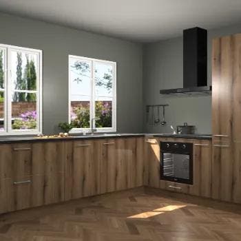 Goud Eiken keuken Konin 65395, Verzenden, Nieuw