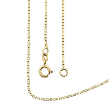 Gouden Venetiaanse schakelketting, Ophalen of Verzenden, Gebruikt, Goud, Goud