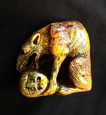 Netsuke van gewei - Japan - Edo Periode (1600-1868)