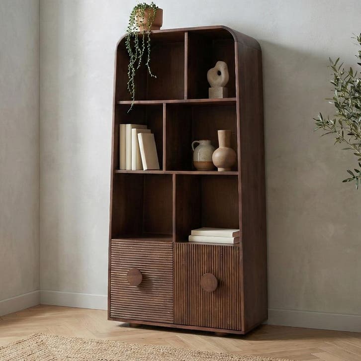 *WOONWINKEL* Open Kast Hoog Met Ronde Hoeken, Huis en Inrichting, Kasten | Boekenkasten, Nieuw, Verzenden