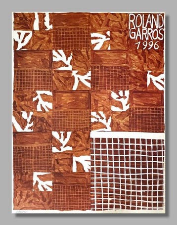 Jean-Michel Meurice - Originalplakat - Roland Garros 1996