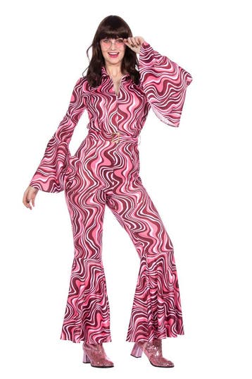 70s Catsuit Disco Diva Roze, Ophalen of Verzenden, Nieuw