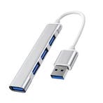 DrPhone ONVIA2 - Mini Aluminium USB 3.0 + 2.0 HUB – Adapter, Verzenden, Nieuw