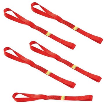 Set van 5 stuks spanbanden 60 cm met dubbele lus / sjorband, Doe-het-zelf en Verbouw, Ophalen of Verzenden, Nieuw
