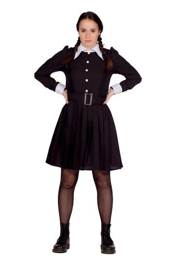 Wednesday Kostuum Addams Family Vrouw, Ophalen of Verzenden, Nieuw