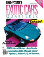 1990 ROAD AND TRACK EXOTIC CARS QUARTERLY VOL.1, NR.2, Nieuw, Author