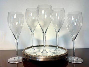 Baccarat - Champagneglas (5) - Kristal