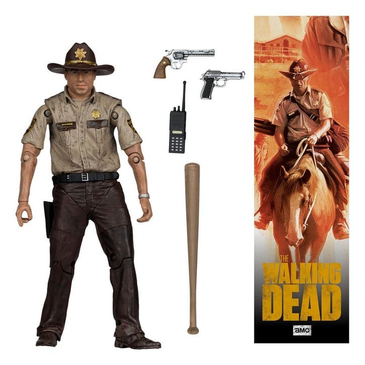 The Walking Dead  Action Figure Rick Grimes (Season 1) 15 cm, Verzamelen, Film en Tv, Nieuw, Ophalen of Verzenden