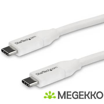 StarTech.com USB 2.0 0.48Gbps 100W USB Type-C 4m Wit USB-IF, Verzenden, Nieuw