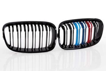 Grill Nieren BMW F20/F21 11-15 Glans Zwart Dubbel Spaak M, Ophalen of Verzenden, Nieuw