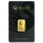 5 gram - Goud - 5g Gold Bar Perth Mint - Verzegeld en met