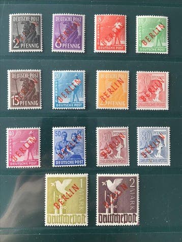 Berlijn 1949 - Roodopdruk - gekeurd Schlegel BPP - MNH -, Gestempeld