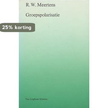 Groepspolarisatie 9789060014530 Meertens, Verzenden, Gelezen, Meertens
