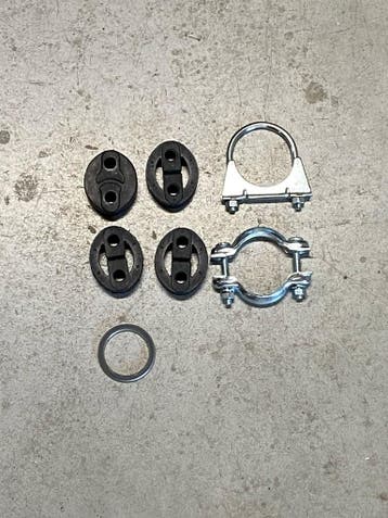 Complete uitlaat Einddemper + Middendemper Toyota Yaris Vers, Verzenden, Nieuw