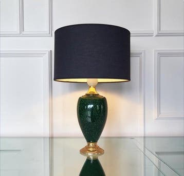 Robert De Schuytener - Lamp - Smaragdgroen - Trianon-model -, Antiek en Kunst