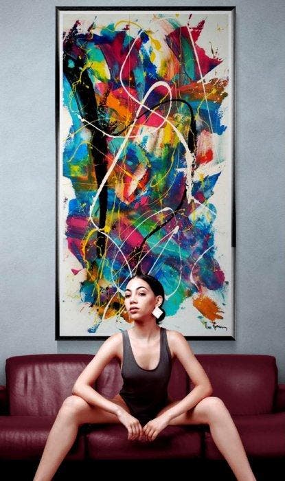 Luc Mora - Overflow - XXL, Antiek en Kunst, Kunst | Designobjecten