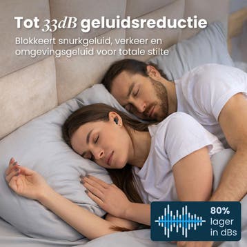 2dekans | Dreamcare Silent Slaapoordoppen – Zwart –, Ophalen of Verzenden, Zo goed als nieuw