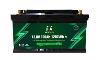 Idealakku IA-12-100Ah LiFePO4 Smart+Heating, Caravans en Kamperen, Verzenden, Nieuw