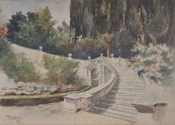 Angela Montanini (XIX-XX) - Villa dEste, Tivoli